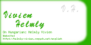 vivien helmly business card